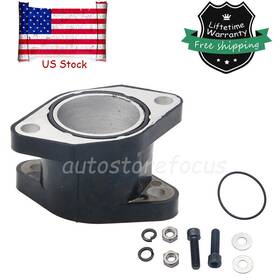 1uy-13586-01-00 Autostorefocus 641376120871 New Intake Manifold Boot Cnc Aluminum Fits Yamaha Warrior 350 Yfm350x 1987-2004