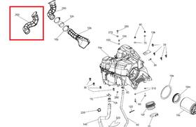 707800528 Can-am Outlander Front Intake Pipe