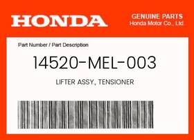 14520-mel-003 Honda Genuine Lifter Assy. Tensioner -