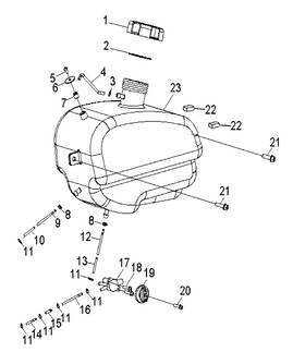 Polaris 0450363-440 Fuel Line Genuine Oem Part Qty 1