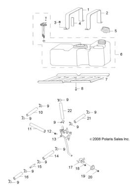 0454538 Polaris Fuel Hose Genuine Oem Part Qty 1