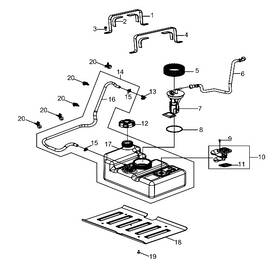 0455325 Polaris Line-vent Formed Rzr170 Efi Genuine Oem Part Qty 1