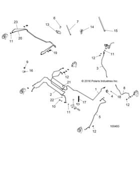 1912401 Polaris Brake Line Service Genuine Oem Part Qty 1 1912401 Polaris Brake Line Service Genuine Oem Part Qty 1