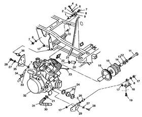 5411173 Polaris Hose Lower Engine Genuine Oem Part Qty 1