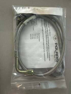 5413650 Polaris Cooler Hose Threaded 90 Degrees Genuine Oem Part Qty 1
