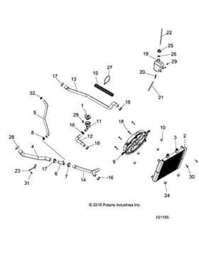 5414765 Polaris Hose-radiator Lower Sportsman 570