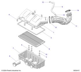 Polaris 7082295 Wormdrive Clamp 105dia 9/16wd Genuine Oem Part Qty 1