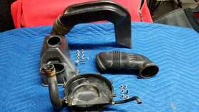 14091a Suzuki & Kawasaki 87-06 Lt80 Kfx80 03 Kawasaki/suzuki Cooling Fan Air Duct Covers Hoses - Bolts