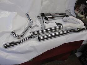 Victory 1261317 Brand New Vegas Chrome Exhaust Muffler System