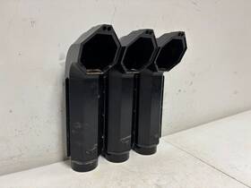 71-11310 Warrior Products 2017-2022 Polaris Rzr 4 900 Eps Riser 3 Inch Snorkel Tips Risers
