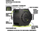 Flexzilla Pro L8305FZ Retractable Air Hose Reel W/levelwind & 3/8" 50'. Fixed Price $260.07.