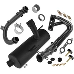 Caltric Exhaust Muffler & Pipe W/ Gasket Kit For Polaris Rzr 800 Efi 2009-2012. Fixed Price $312.00.