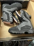 Hmk Voyager Size 11 Women Lace Snowmobile Boots (pink Lining, Gray Black Ext.). Fixed Price $80.00.