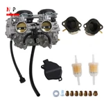 15003-1755 Carburetor & Intake Manifold For Kawasaki Prairie KVF650 02-2003. Fixed Price $231.99.