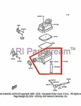 New Oem Kawasaki Kfx 50 90 Air Cleaner Box Lower Lid. Fixed Price $89.95.