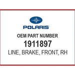 Polaris Brake Line, Front, Right 1911897 Oem New. Fixed Price $99.99.