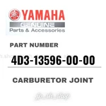 Yamaha Genuine Oem Parts Carburetor Joint 4D3-13596-00-00 For Raptor 250. Fixed Price $47.40.