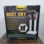 Maxxdry Boot Footwear And Glove Dryer Silent Thermal Convection White. Fixed Price $45.00.