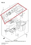 New Oem Suzuki King Quad Lt-a 400 Air Cleaner Inlet Lid Assembly. Fixed Price $104.95.
