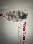 383-25C Peterson 3/4" X 1/2'' Clear Oval-shaped, New, Replacement Lens. Fixed Price $8.75.