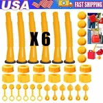 6X Replacement Gas Spout Nozzle Vent Kit For Plastic Old Style Cap. Fixed Price $11.99.
