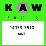 14073-7510 Kawasaki Duct 140737510, New Genuine Oem Part. Fixed Price $92.50.