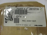 Victory Nos Sissy Bar Pad 2872739. Fixed Price $47.02.
