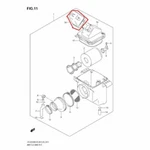 New Oem Suzuki Quadsport 250 Lt-z Air Cleaner Inlet Guard. Fixed Price $54.95.