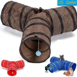 Collapsible Pet Tunnel Tube Interactive Indoor Cats Peek Hole Kitten Toys Us. Fixed Price $11.46.