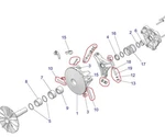 Primary Drive Clutch Button Roller Bolt Nut Kit Polaris General 1000 16-23. Fixed Price $89.88.