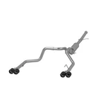 Mbrp Exhaust 3IN. Cat-back. 2.5IN. Dual Split Rear. T304. Quad Cf Tips. Fixed Price $1249.99.