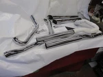 Brand New Victory Vegas Chrome Exhaust Muffler System 1261317. Fixed Price $489.00.