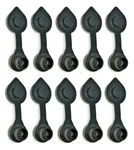 10 Black Easy Install Gas Can 1/2" Air Vents For Plastic Containers Free Ship!. Fixed Price $10.95.