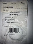 Arctic Cat 0830-090 O-ring Intake Manifold. Fixed Price $15.00.
