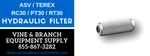 Asv / Terex Hydraulic Filter RC30 PT30 RT30 RO70. Fixed Price $111.00.