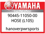 Yamaha Oem Part 90445-11050-00 Hose (L105). Fixed Price $27.99.