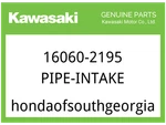 Kawasaki Oem Part 16060-2195 Pipe-intake. Fixed Price $55.51.