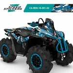 Can Am Renegade Brp X Quad Atv (570 And 1000R With Snorkel Kit) Sticker. Fixed Price $168.00.