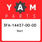 3FA-14437-00-00 Yamaha Duct 3FA144370000, New Genuine Oem Part. Fixed Price $40.60.
