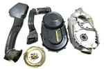 2013 Arctic Cat 500 Efi Green Clutch Cover With Vent Duct Snorkel Tubes (set). Fixed Price $95.96.