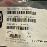 Oem Polaris 0450068, 94510-40000 Clip Nos A28. Fixed Price $8.00.